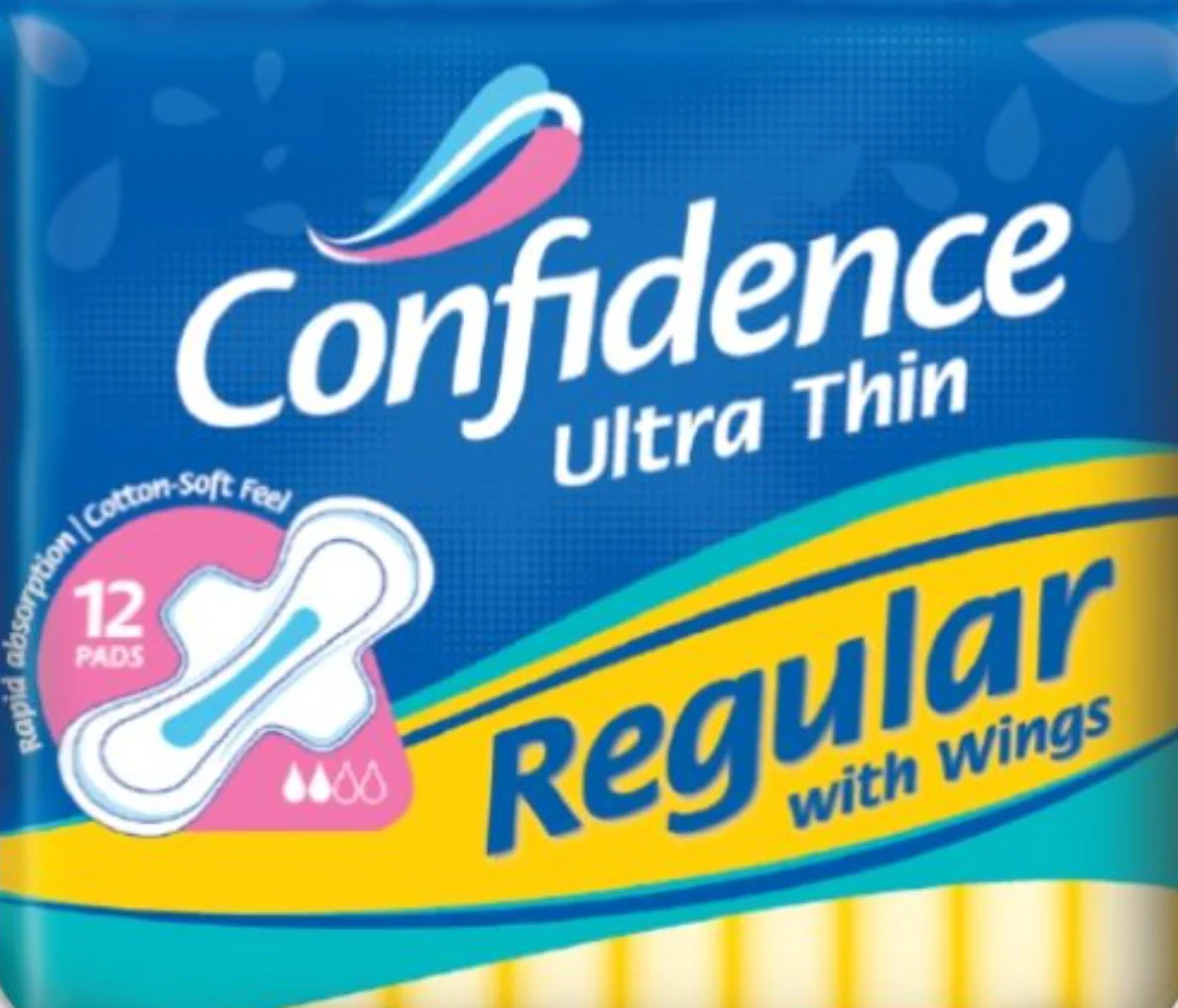 Confidence Sanitary Napkins Ultra W/wings