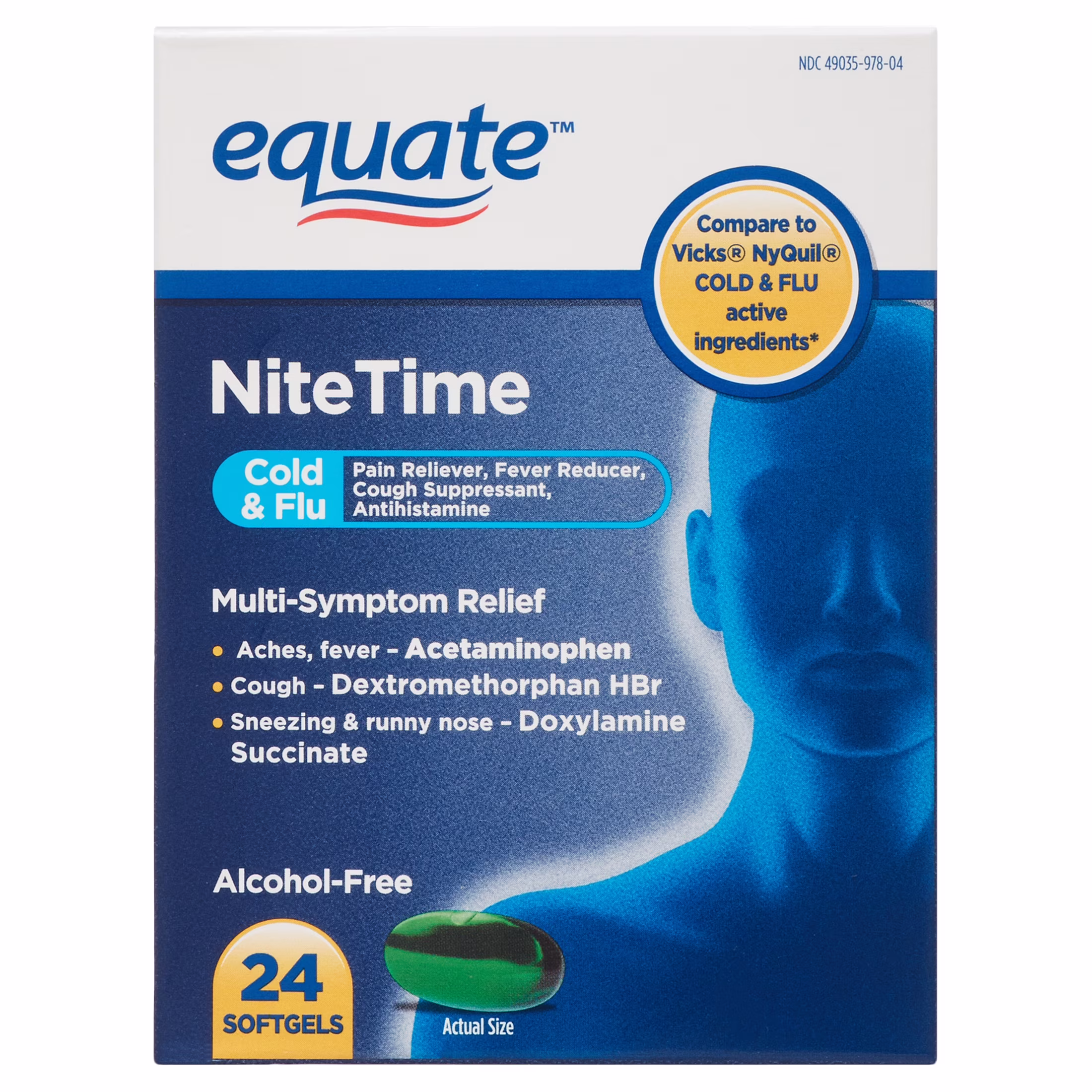 Equate Night Time Cold and Flu
