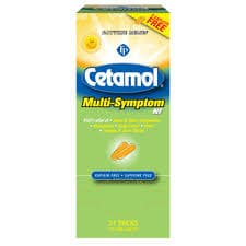 Cetamol m/symp nf day