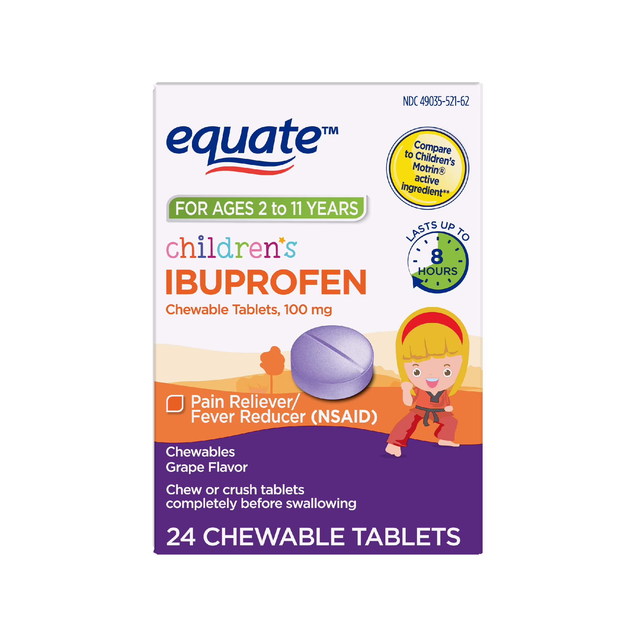 Equate Children's Ibuprofen Chewable tab