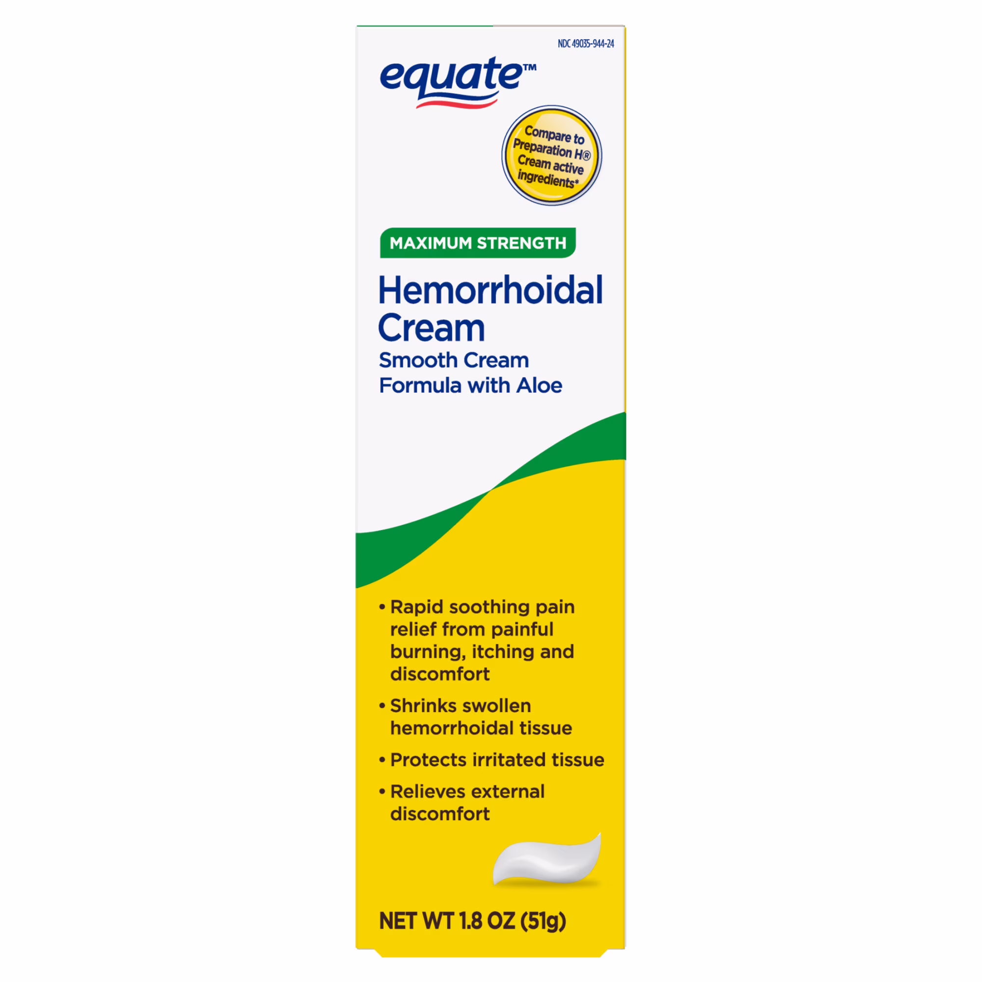 Equate Hemorrhoidal Cream Max Strength