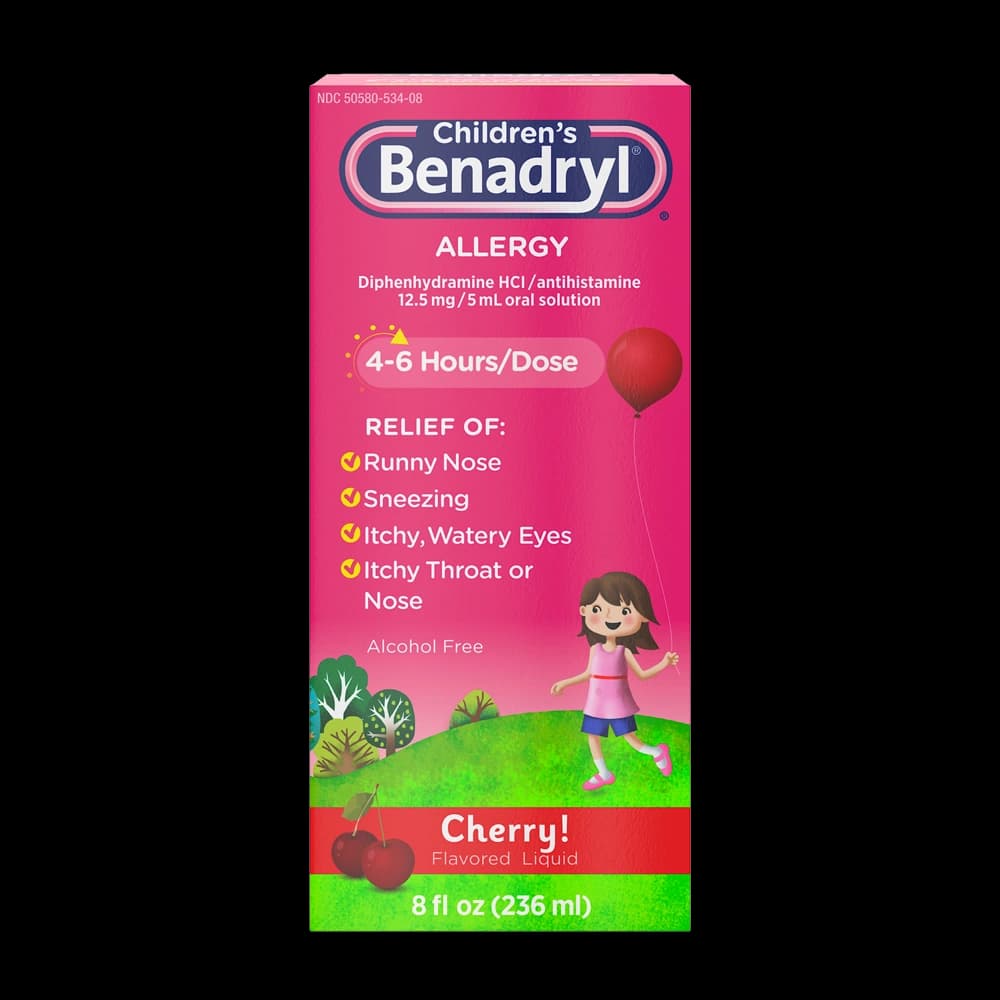 Benadryl Allergy b/gum SAF liq