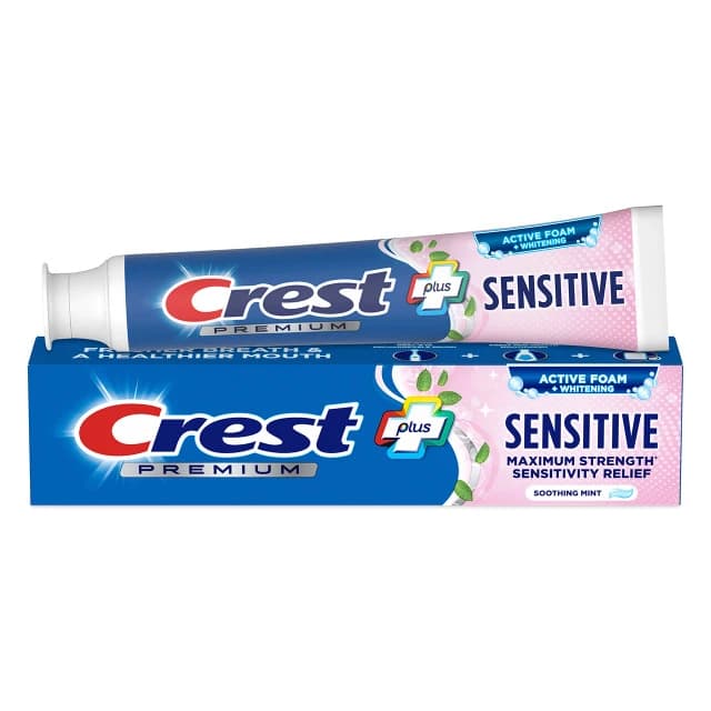 Crest + Premium Sensitive Toothpaste