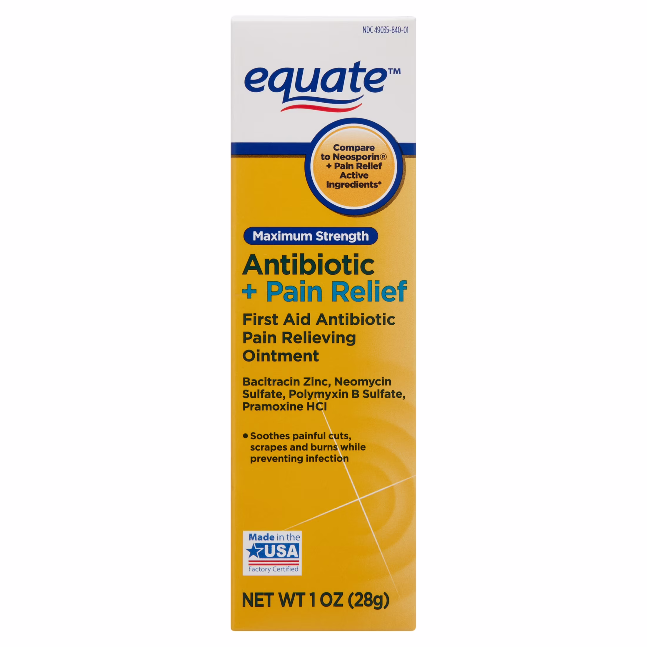 Equate Max Strength Antibiotic